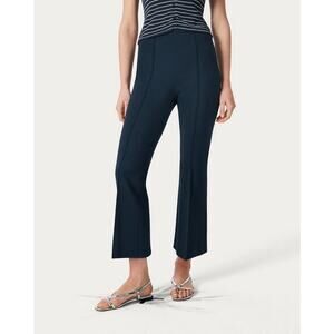 rag & bone NWOT Irina Kick Flare Pants Navy/Salute color Refine Knit Fabric Sz S